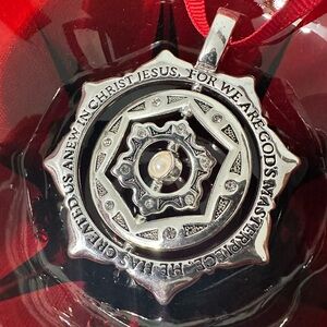 Premier Designs Jewelry Ephesians 2:10 Medallion Christmas Ornament